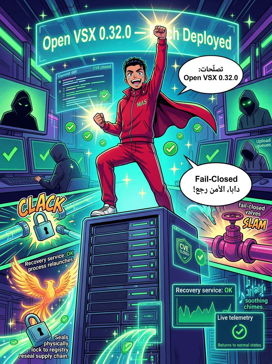 "Iftah ya Simsim": l-mochkil l-mantiqi li khlla l-plugins l-khabit-a d VS Code ydouzou mn l-muraqaba d Open VSX - صفحة 4