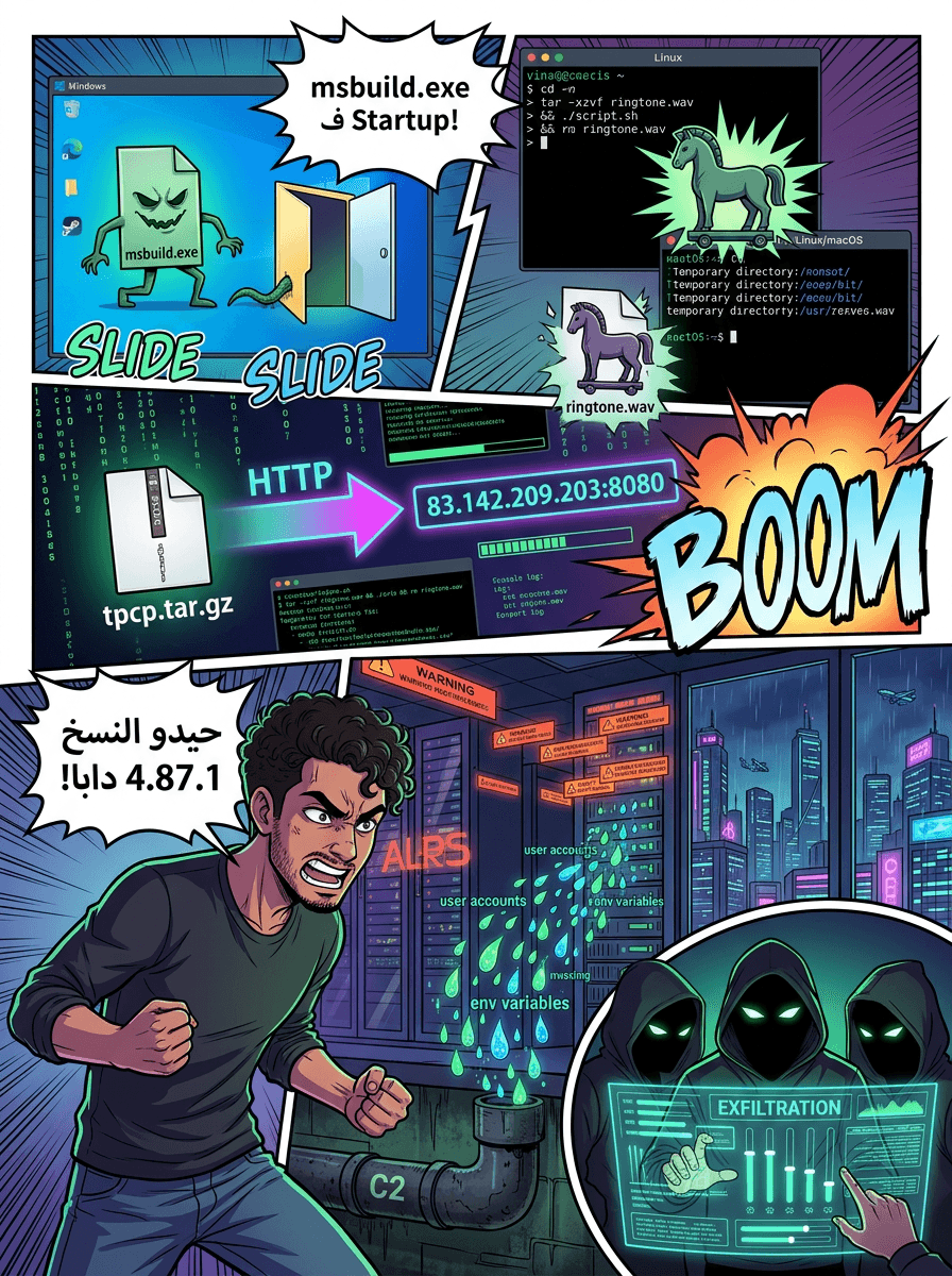 TeamPCP كيستغلو "Audio Steganography" (تخبيئ الكود في الصوت) في باكيدجات PyPI ديال Telnyx ملغومة - صفحة 2