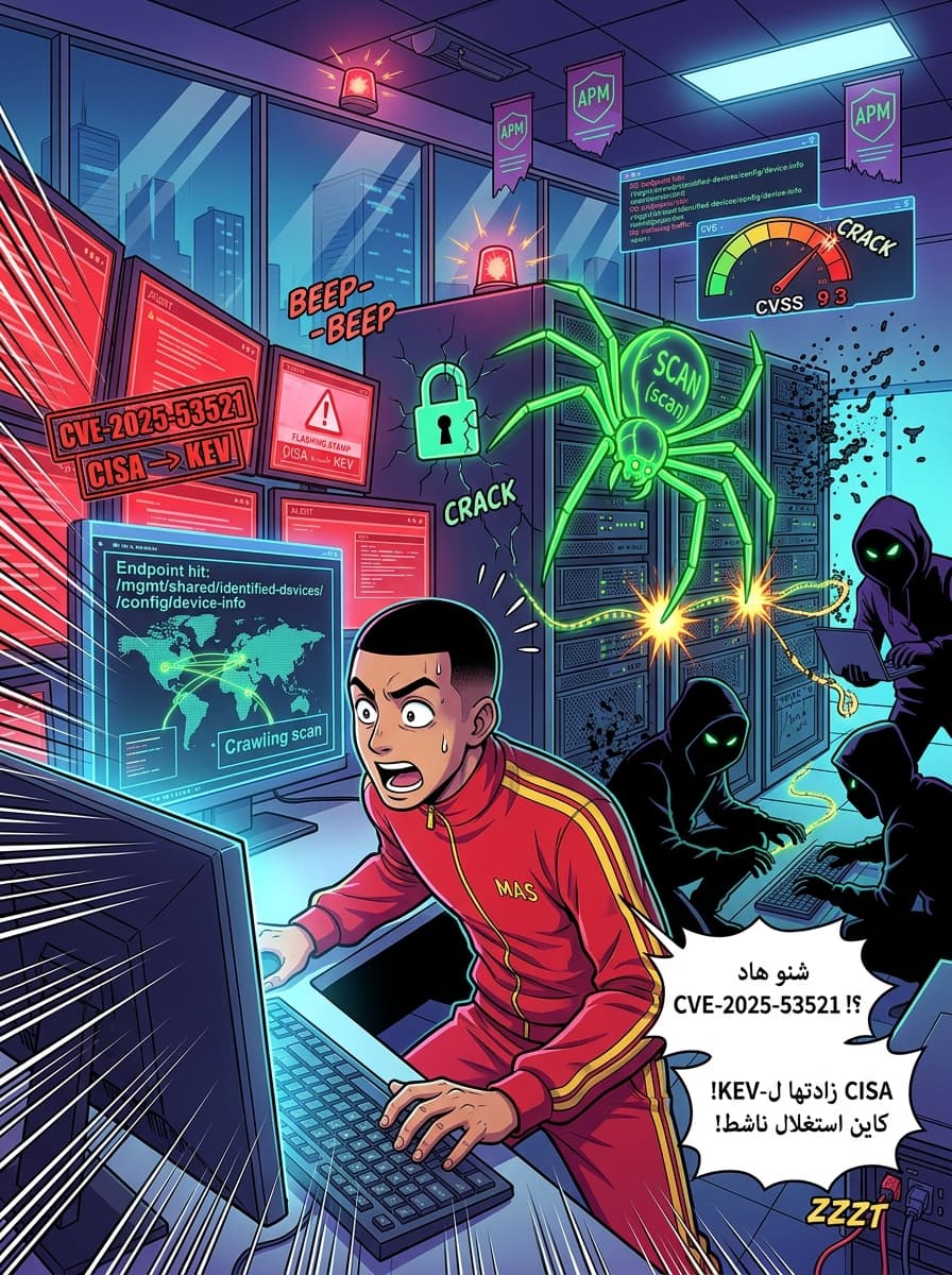 CISA كتّحذر من استغلال نشط: ثغرة RCE خطيرة فـ F5 BIG-IP APM تزادت لـ KEV - صفحة 1