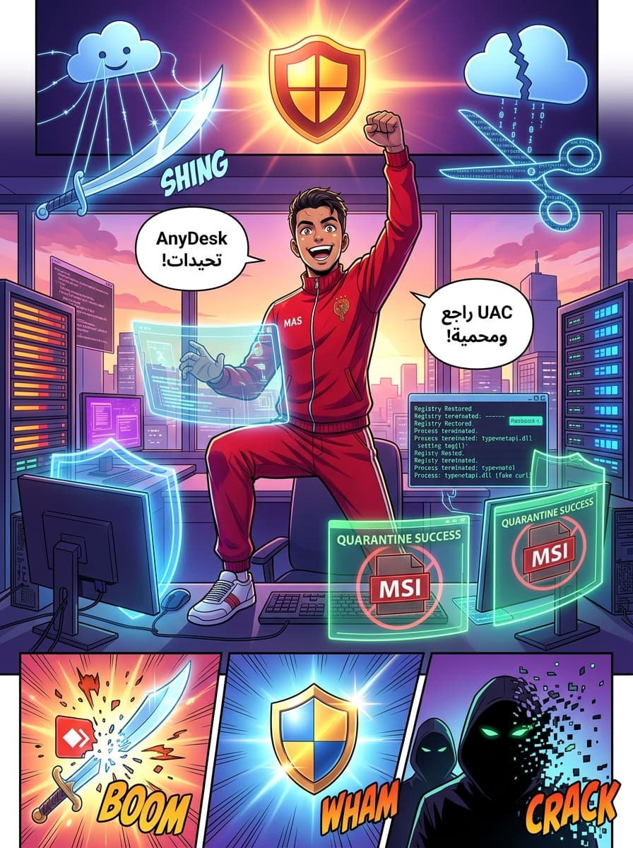 Microsoft كتحذر من فيروس VBS كيوصل عبر WhatsApp وكيتحايل على حماية Windows UAC - صفحة 4