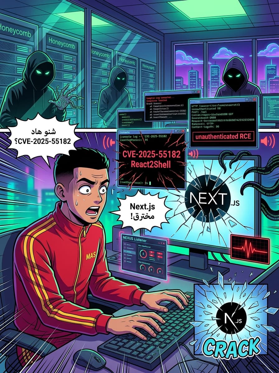 UAT-10608 كايستغل ثغرة خطيرة فـ Next.js (CVE-2025-55182) باش يسيطر على أكثر من 766 سيرفور - صفحة 1