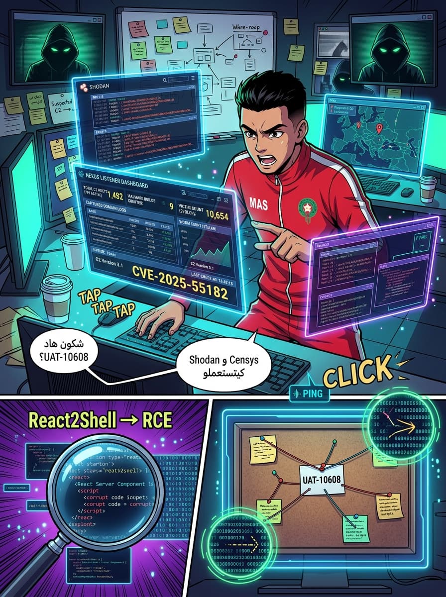 UAT-10608 كايستغل ثغرة خطيرة فـ Next.js (CVE-2025-55182) باش يسيطر على أكثر من 766 سيرفور - صفحة 3