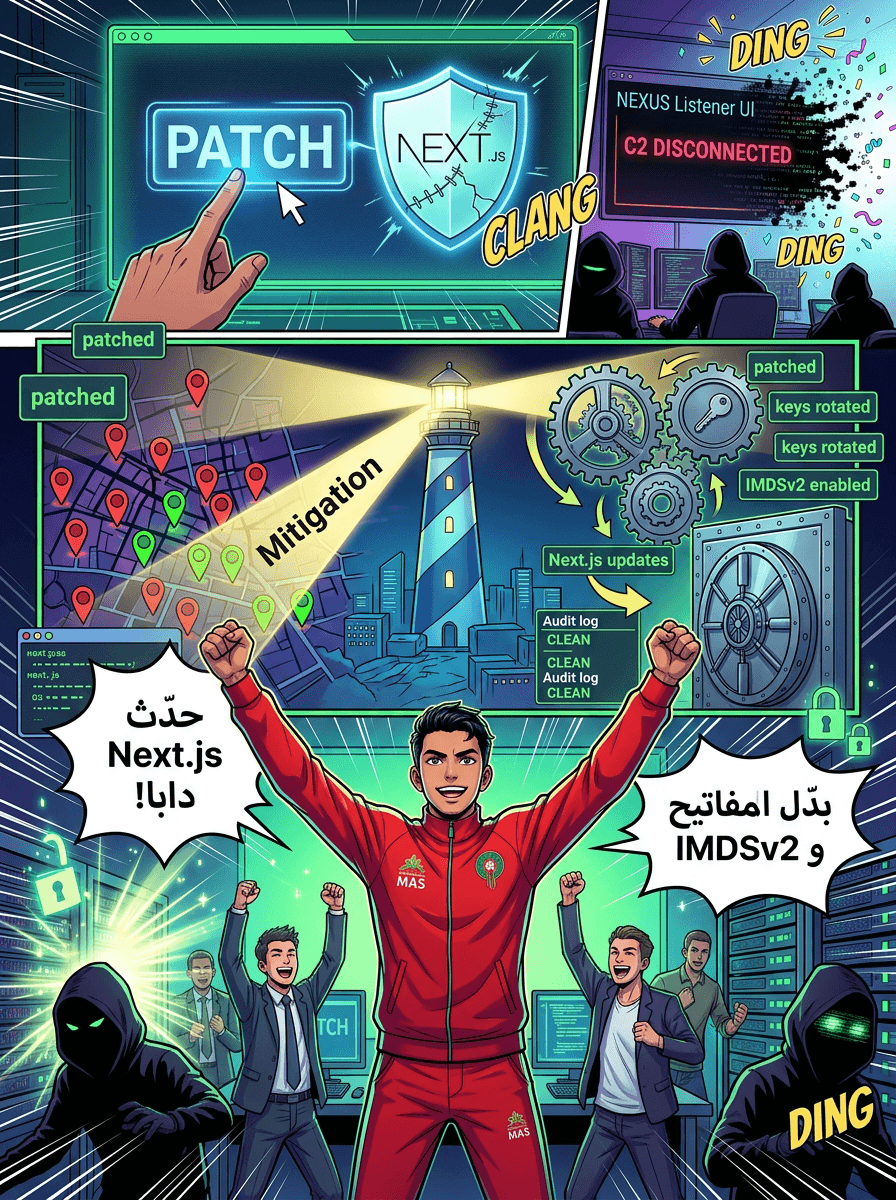 UAT-10608 كايستغل ثغرة خطيرة فـ Next.js (CVE-2025-55182) باش يسيطر على أكثر من 766 سيرفور - صفحة 4