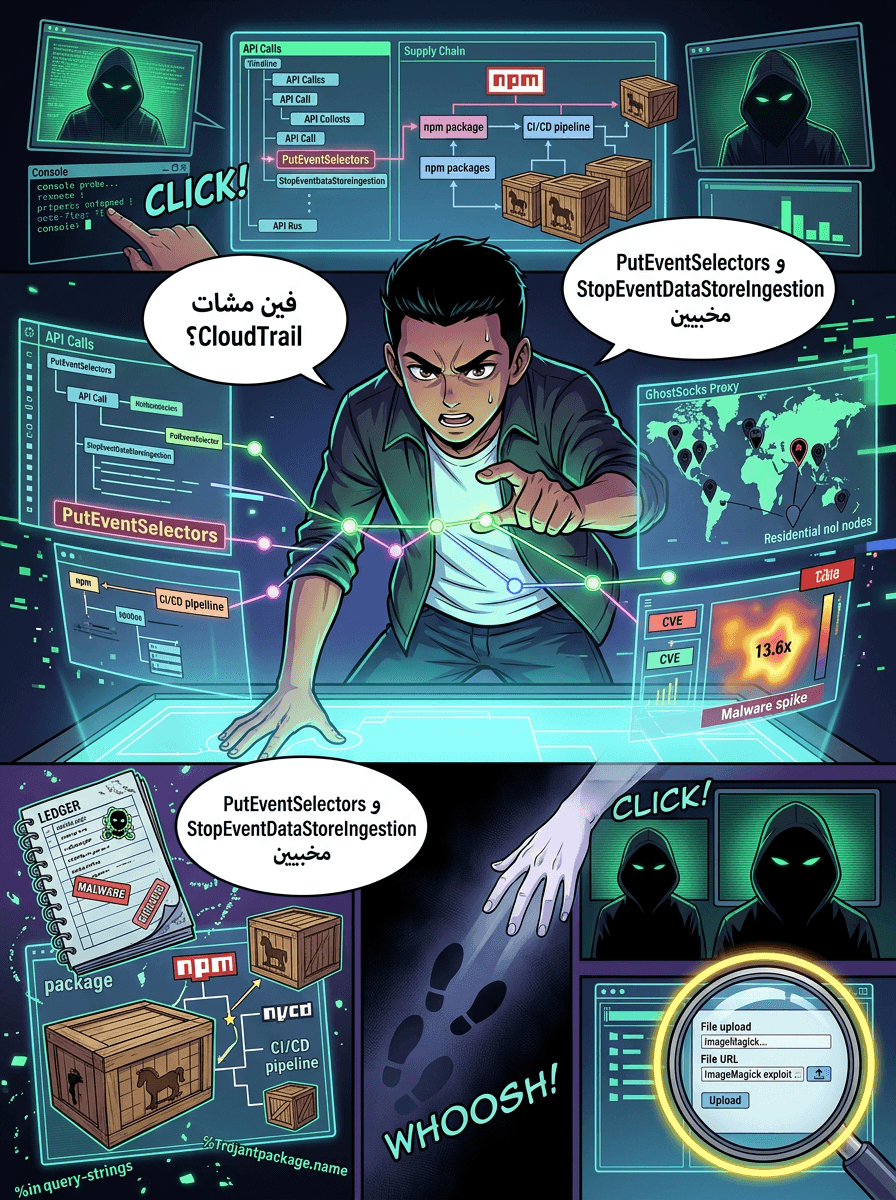 Bulletin ThreatsDay: RCE Chains بلا Auth، Android Rootkits، و تفادي CloudTrail - صفحة 3