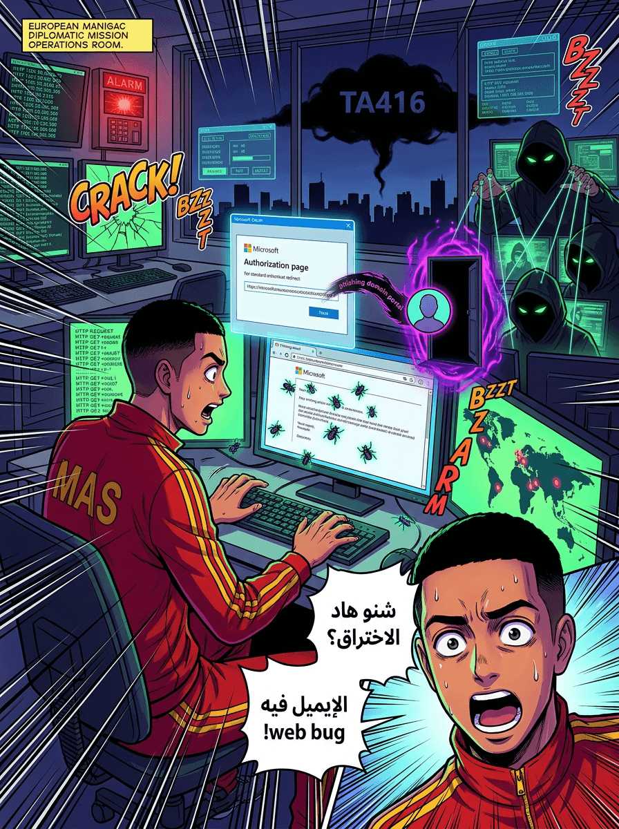 TA416 كيرجع للواجهة: مجموعات تابعة للصين كتستهدف الديبلوماسية الأوروبية بـ PlugX و OAuth Redirection - صفحة 1