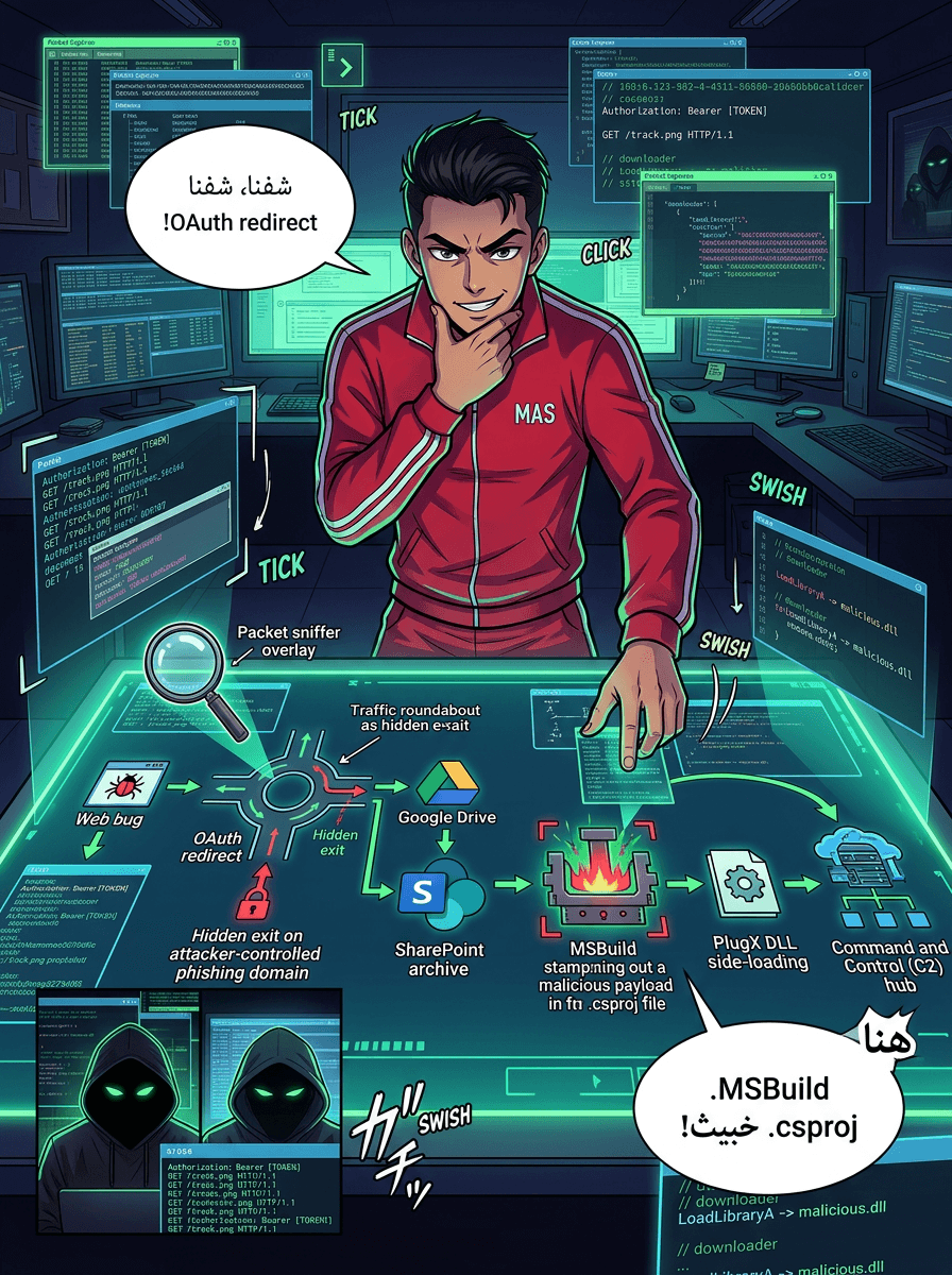 TA416 كيرجع للواجهة: مجموعات تابعة للصين كتستهدف الديبلوماسية الأوروبية بـ PlugX و OAuth Redirection - صفحة 3