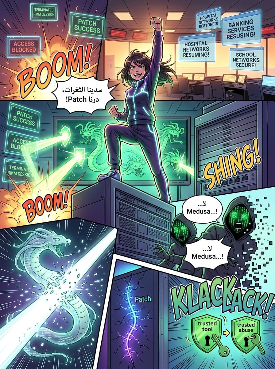 Storm-1175: مجوعة مرتبطة بالصين كتستغل ثغرات Zero-Day باش تشن هجمات Ransomware Medusa بسرعة خيالية - صفحة 4