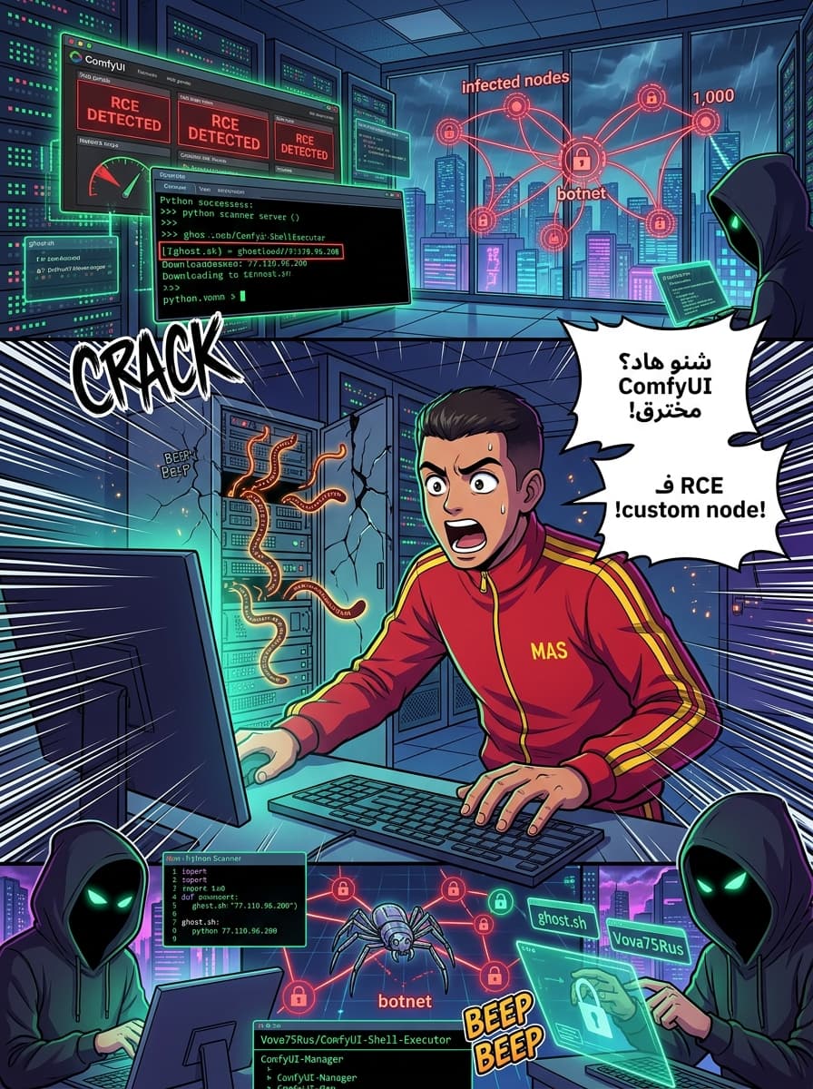 كتر من 1,000 نسخة مكشوفة ديال ComfyUI مستهدفة فـ حملة عالمية ديال Botnet لتعدين الكريبتو - صفحة 1