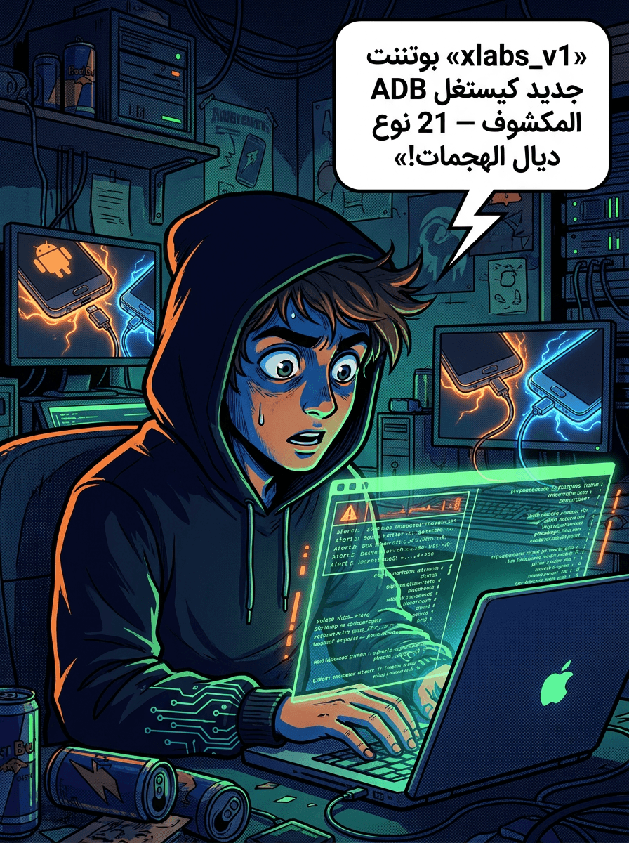 بوتنت xlabs_v1 المشتق من Mirai كيستغل Android Debug Bridge المكشوف لهجمات DDoS-for-Hire