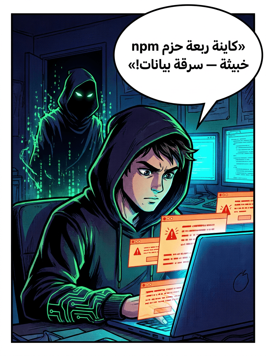 ربعة ديال الحزم npm خبيثة كتوزع برمجيات سرقة المعلومات و Phantom Bot DDoS